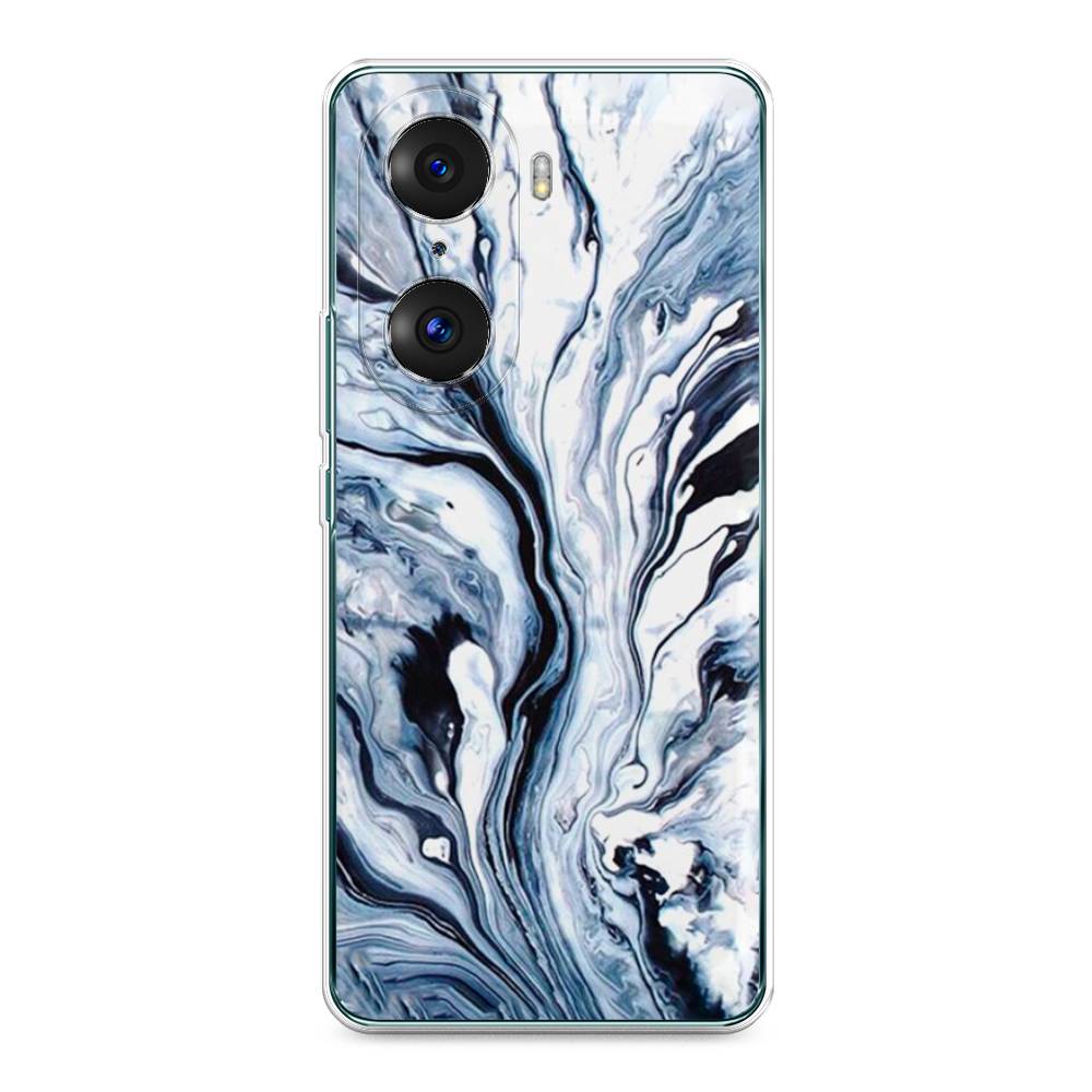

Чехол Awog на Honor 60 Pro "Голубой минерал мрамор", Разноцветный, 6106750-3