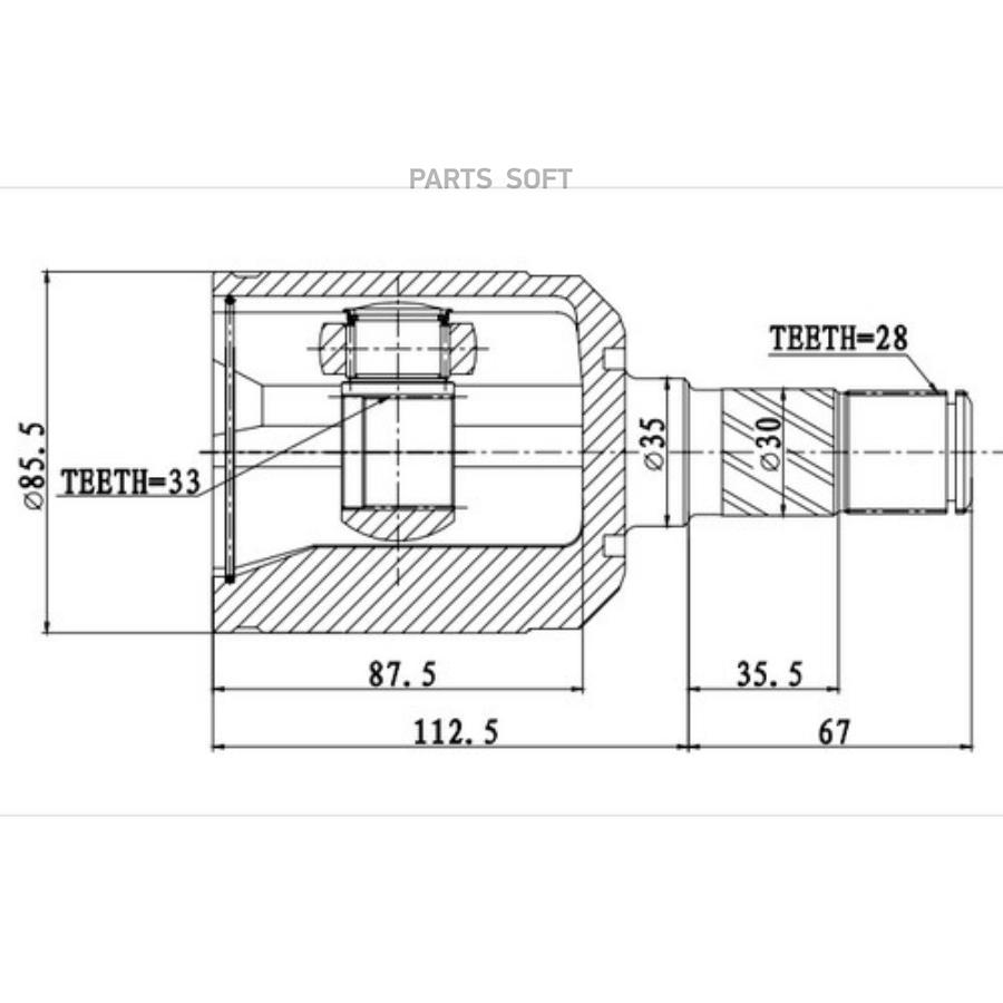 

Zikmar Шрус Z87785R, Z87785R