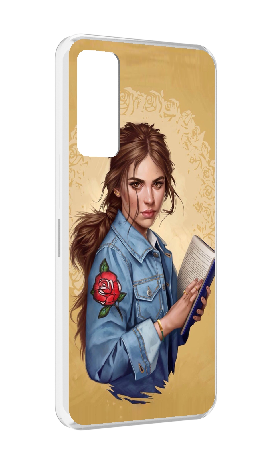 

Чехол MyPads девушка-в-бежевом-фоне для TCL 30 / TCL 30 5G / TCL 30+ plus, Прозрачный, Tocco