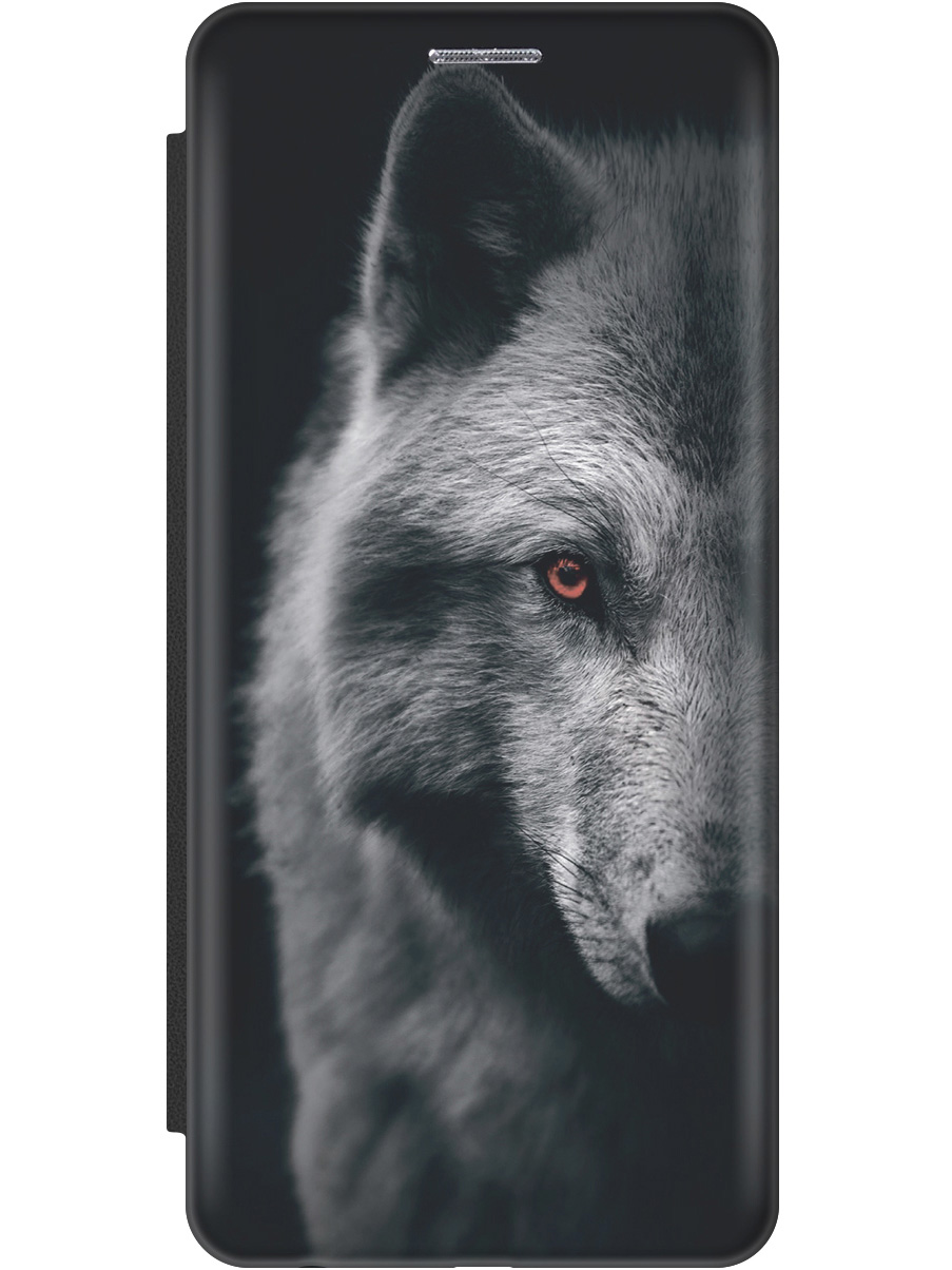 

Чехол-книжка на Infinix Hot 40 / Hot 40 Pro с рисунком "Красноглазый волк" черный, Красный;серый;черный, 20011889