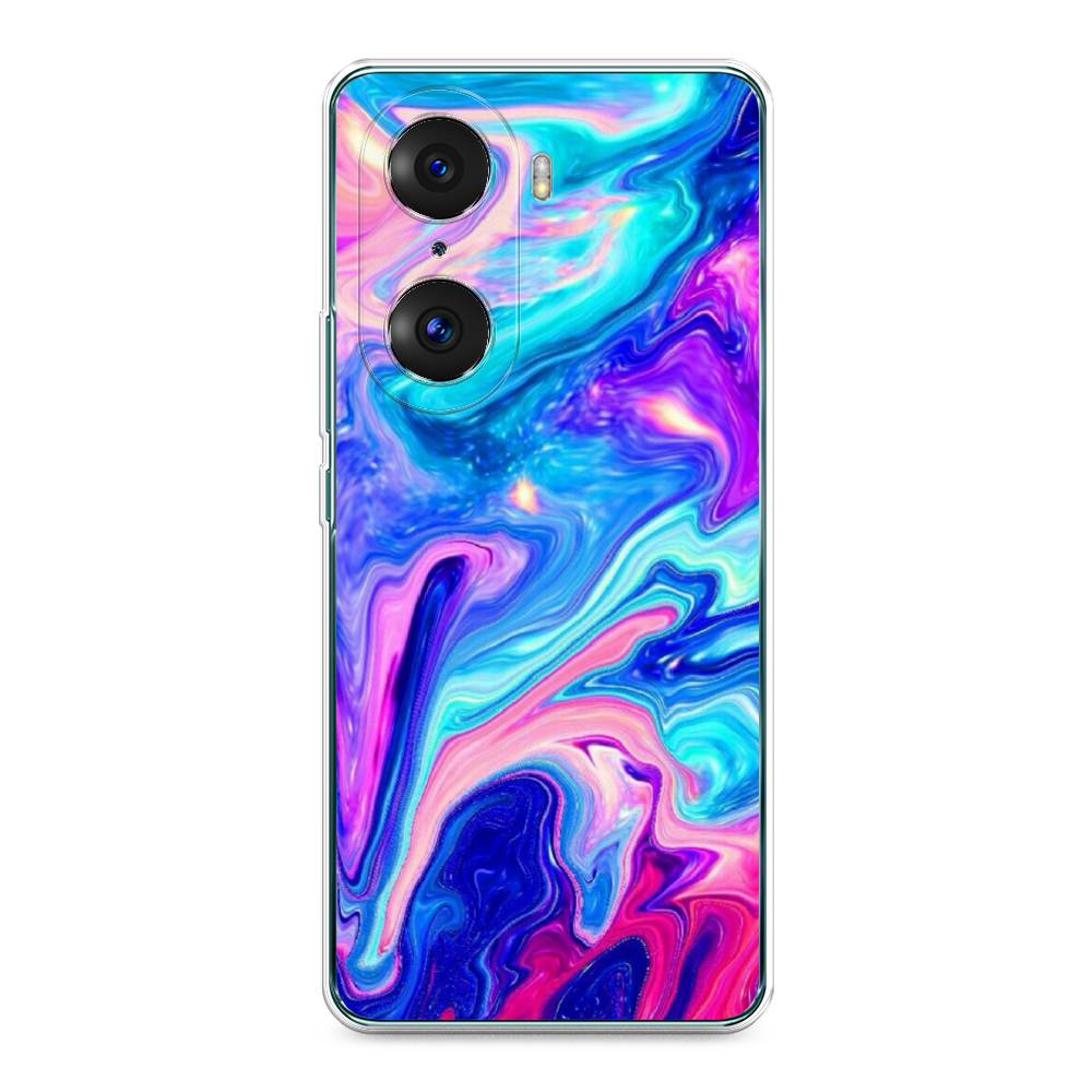 

Чехол Awog на Honor 60 Pro "Потеки краски", Разноцветный, 6106750-10