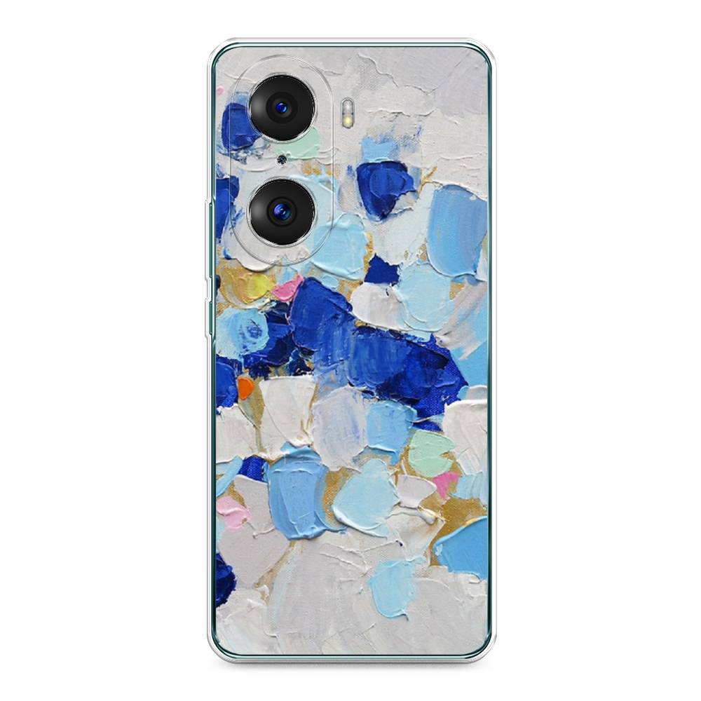

Чехол Awog на Honor 60 Pro "Холст сине-белый", Разноцветный, 6106750-10