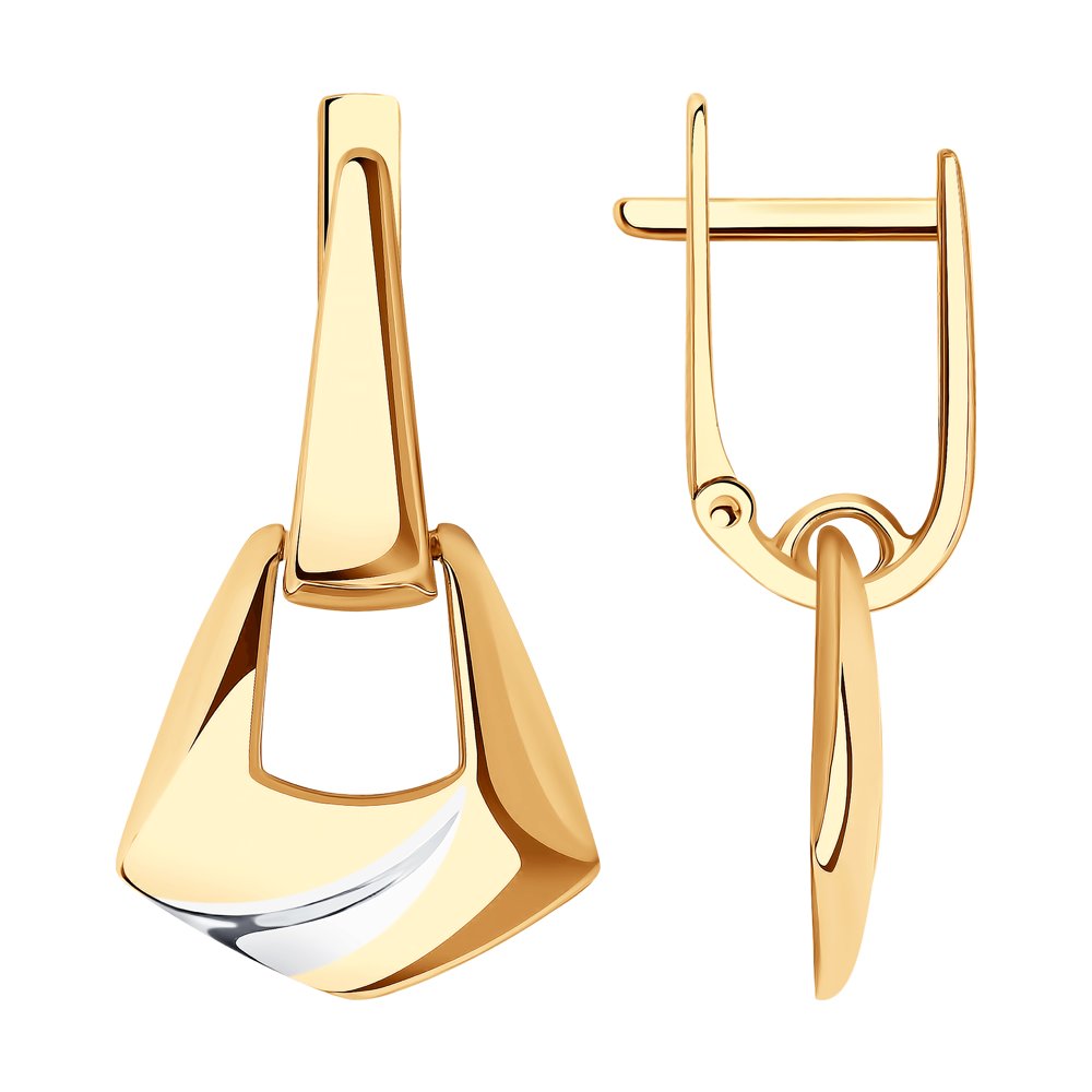 

Серьги женские из золота SOKOLOV 029069, без вставки, 029069