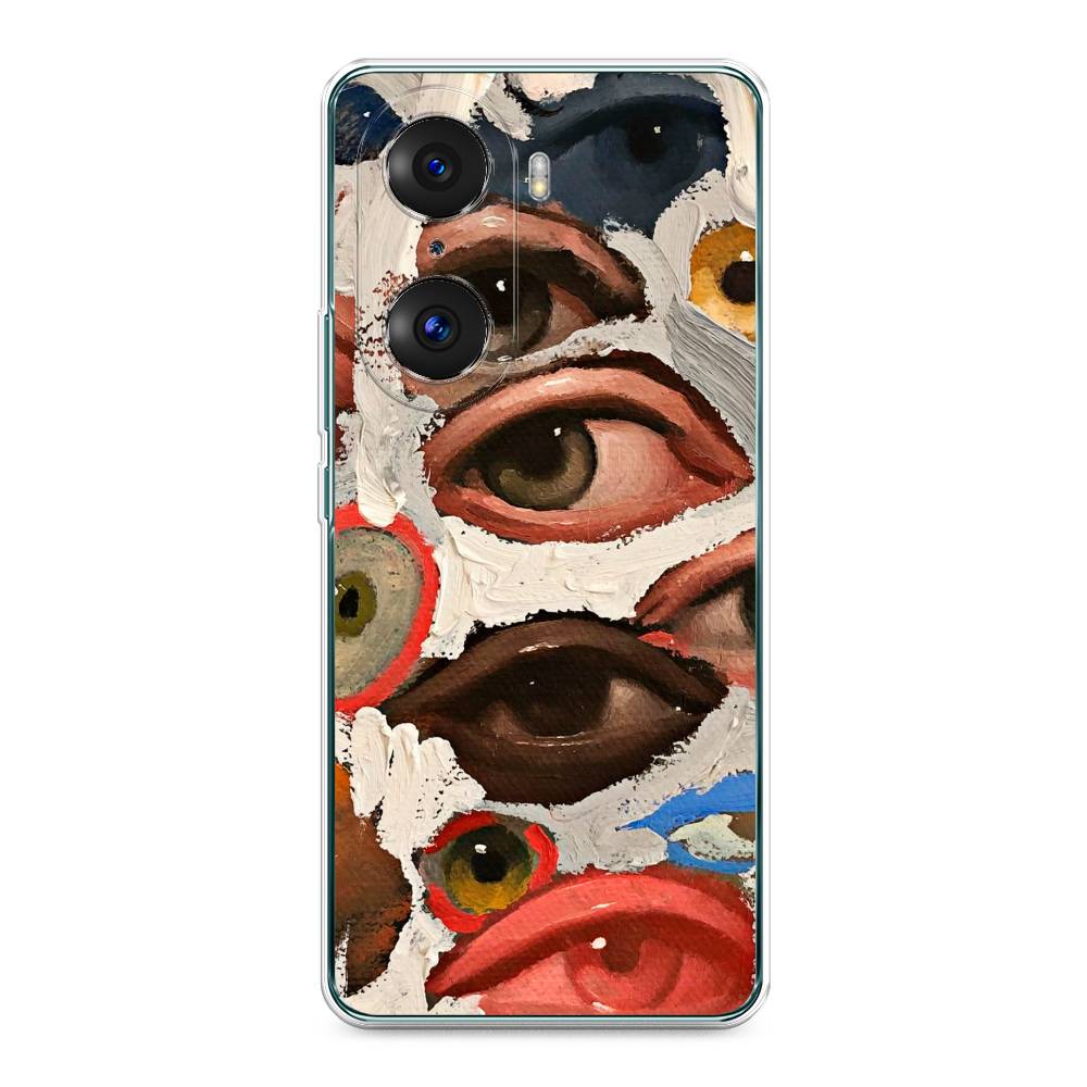 

Чехол Awog на Honor 60 Pro "Глаза масляная живопись", Разноцветный, 6106750-7