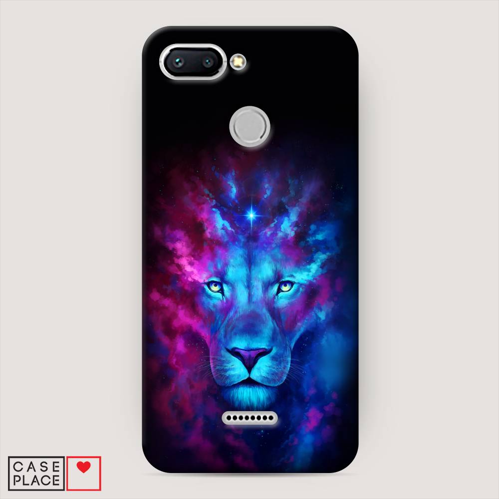 

Пластиковый чехол "Космический лев" на Xiaomi Redmi 6