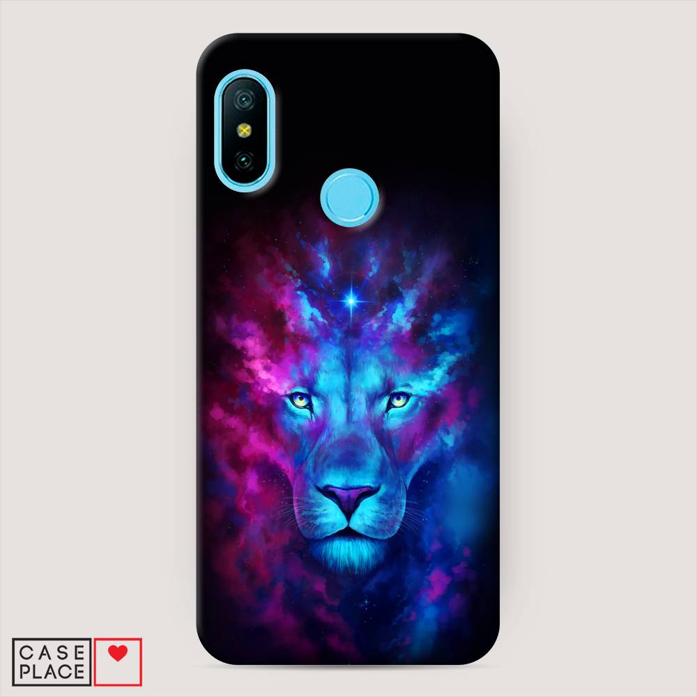 

Пластиковый чехол "Космический лев" на Xiaomi Redmi 6 Plus, 33920-1