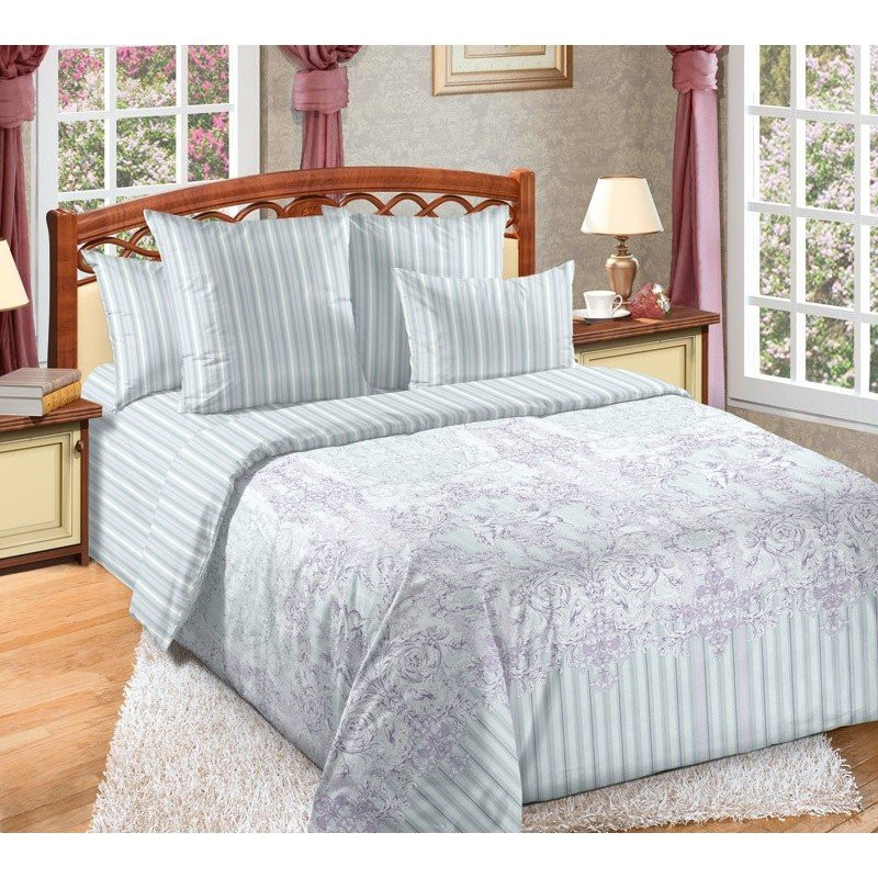 Постельное белье 1,5сп перкаль Равель 1250ПН