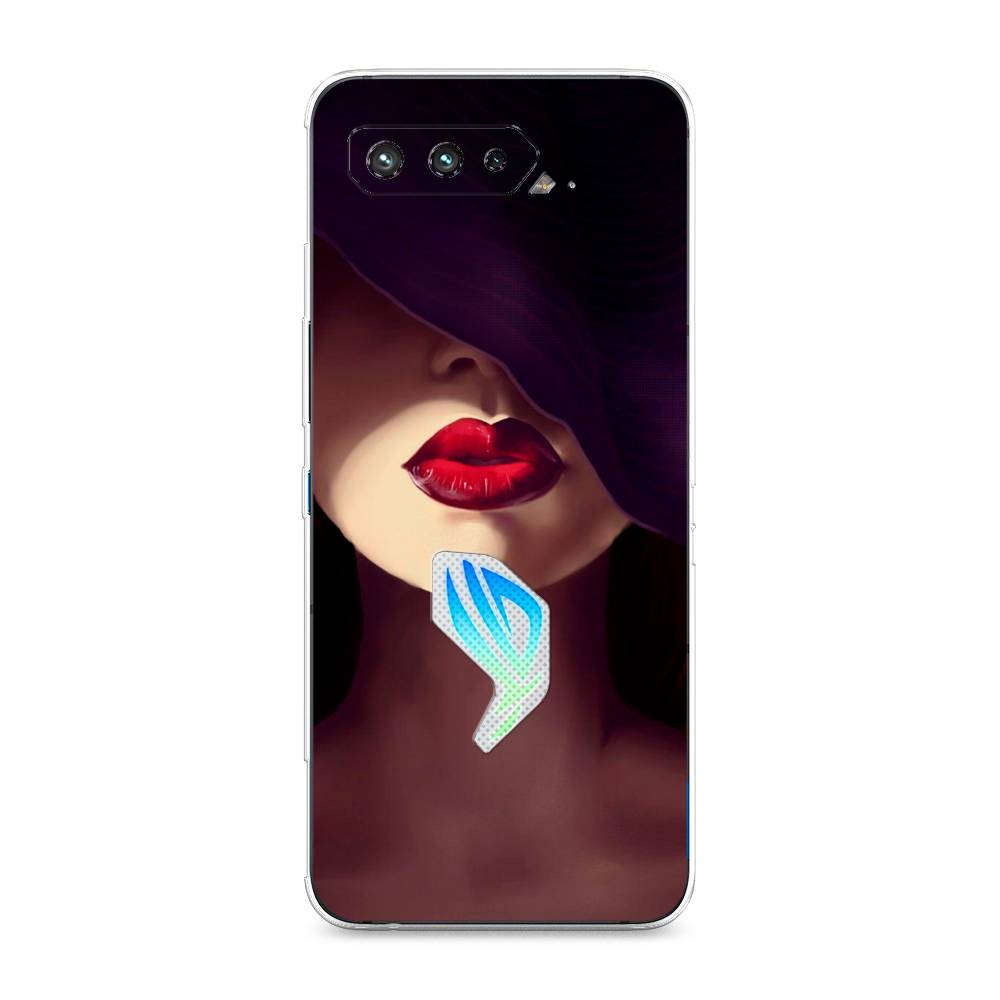 фото Чехол awog "красные губы" для asus rog phone 5s