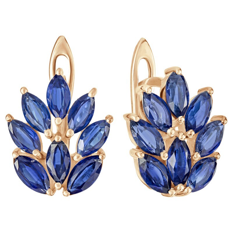 

Серьги из серебра с кианитом LAZURIT-ONLINE 8509PG, 8509PG
