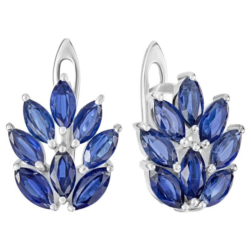 

Серьги из серебра с кианитом LAZURIT-ONLINE 8509WR, 8509WR