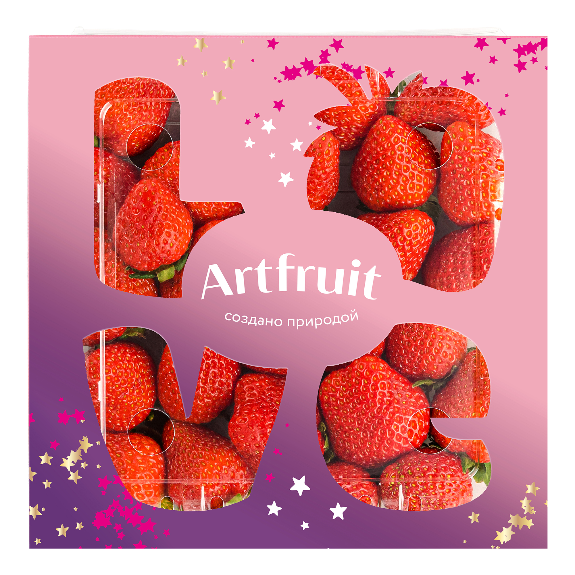 фото Клубника artfruit love 500 г