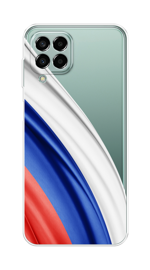 

Чехол на Samsung Galaxy M33 "Флаг России уголок", Белый;синий;красный;прозрачный, 2105650-1