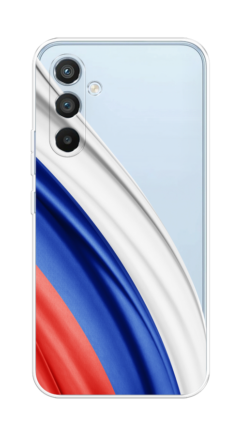 

Чехол на Samsung Galaxy A54 5G "Флаг России уголок", Белый;синий;красный;прозрачный, 2107750-1