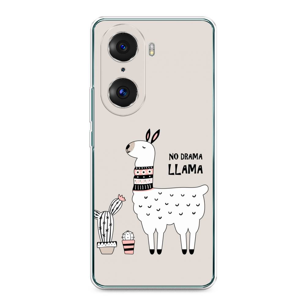 

Чехол Awog на Honor 60 Pro "No drama LLama", Разноцветный, 6106750-2
