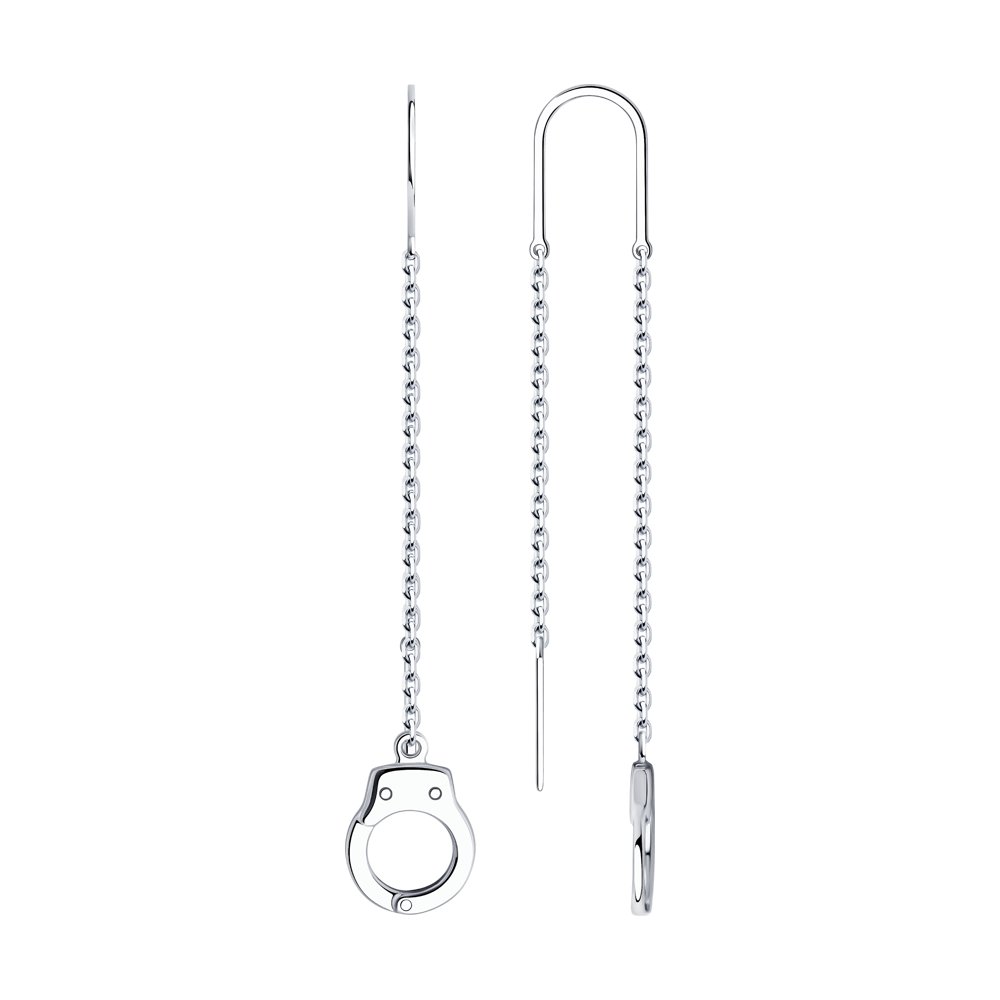 

Серьги продевки из серебра SKLV 94024084, 94024084