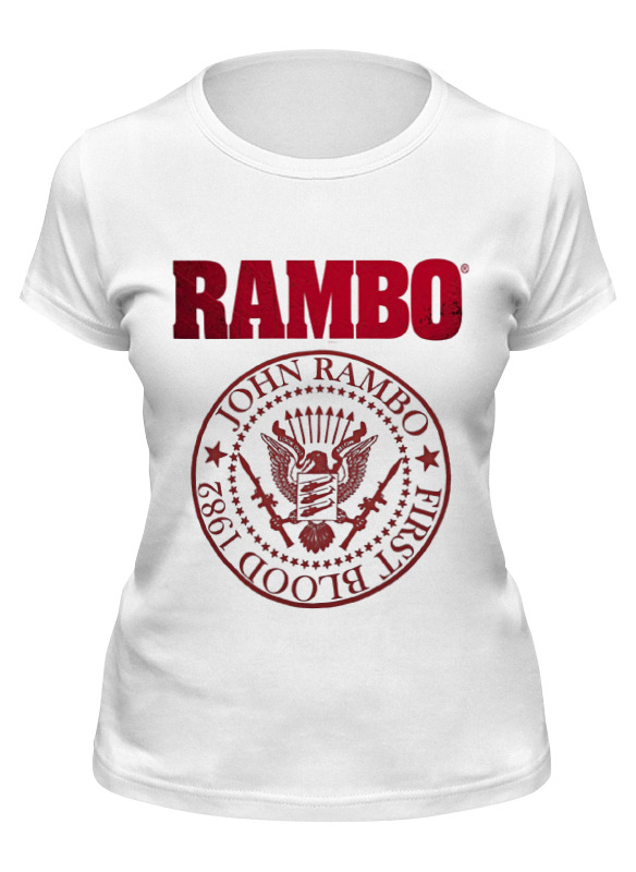 

Футболка женская Printio Rambo белая L, Белый, Rambo