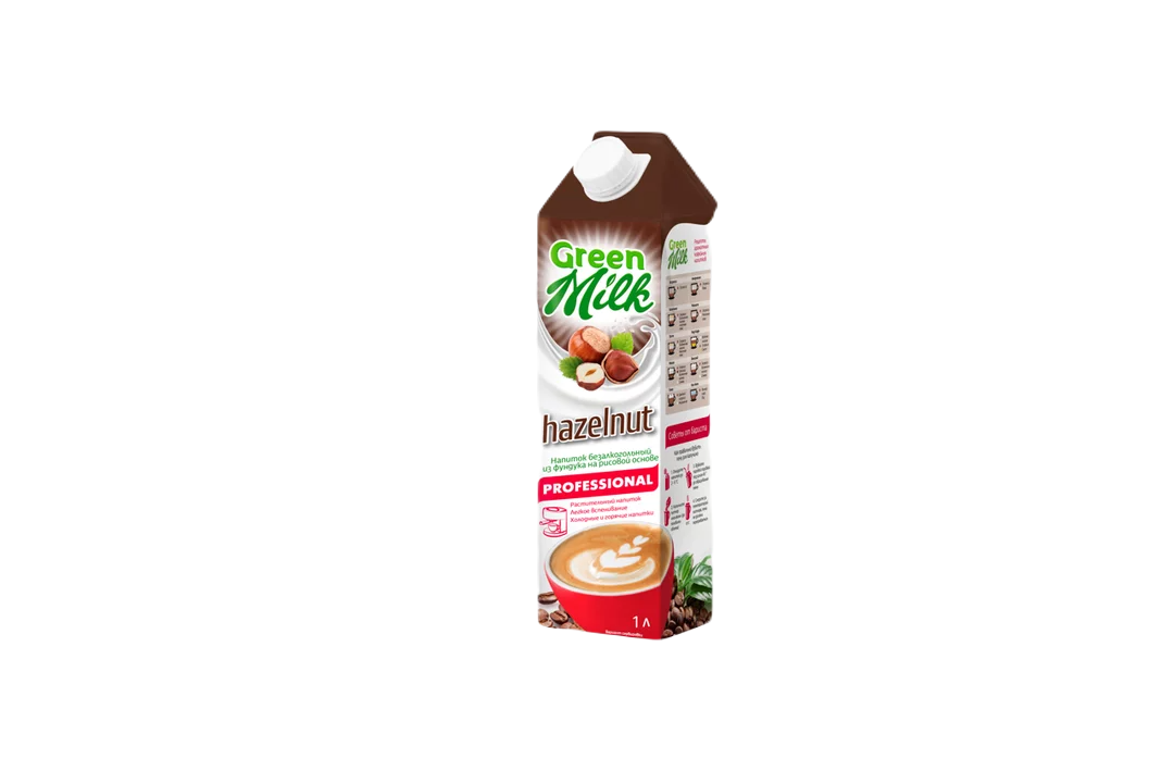 Напиток рисовый Green Milk Barista фундук 2% 1 л