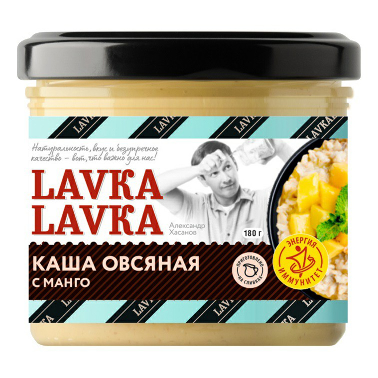 

Каша LavkaLavka овсяная c манго 180 г