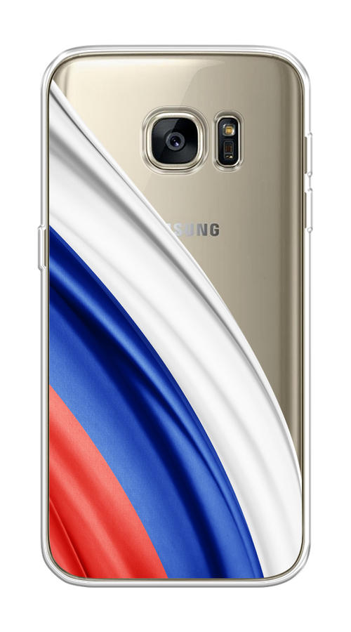 

Чехол на Samsung Galaxy S7 "Флаг России уголок", Белый;синий;красный;прозрачный, 24550-1