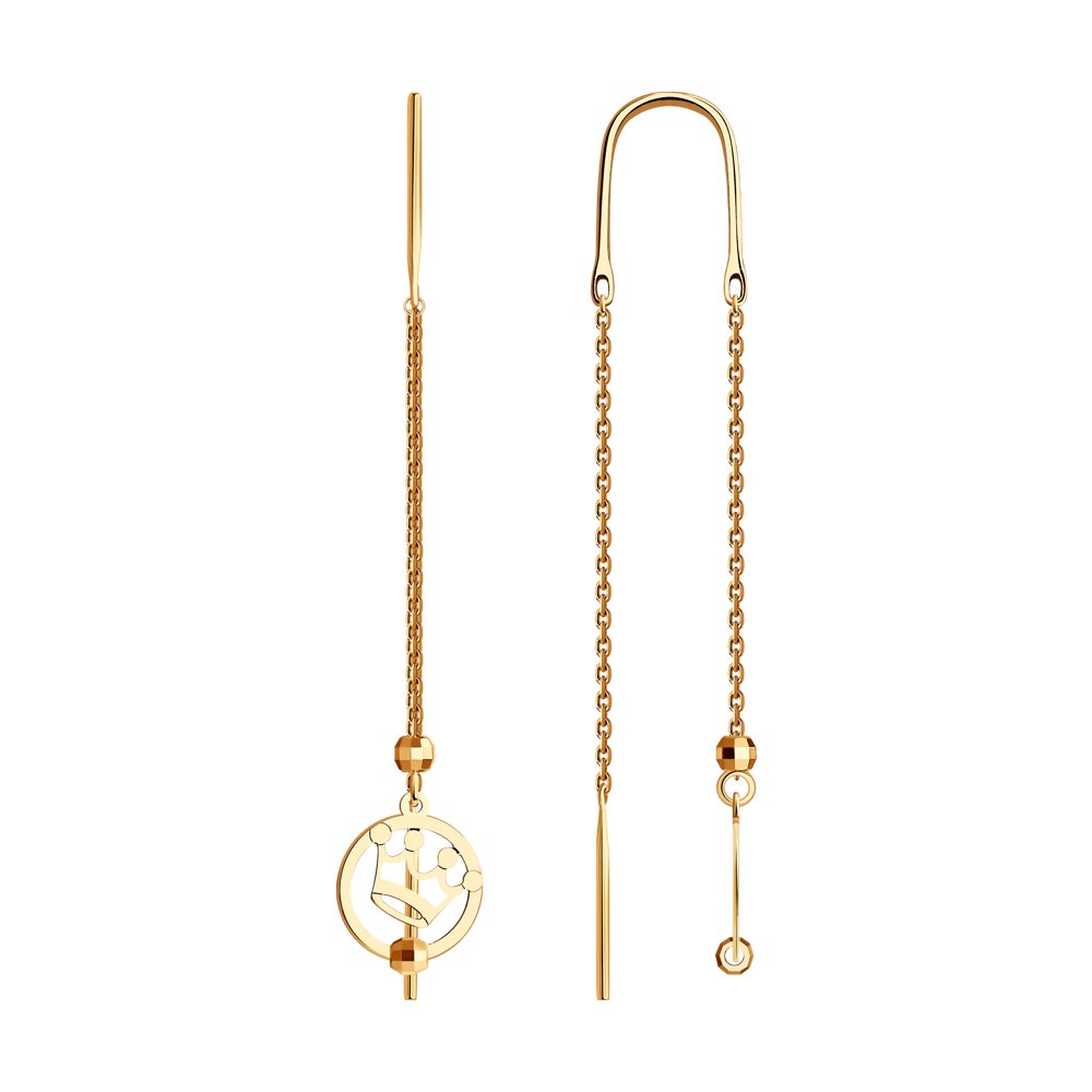 

Серьги из красного золота SOKOLOV 029270, 029270