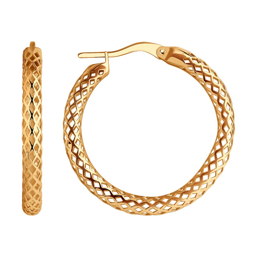 

Серьги конго из красного золота SOKOLOV 029299, 029299