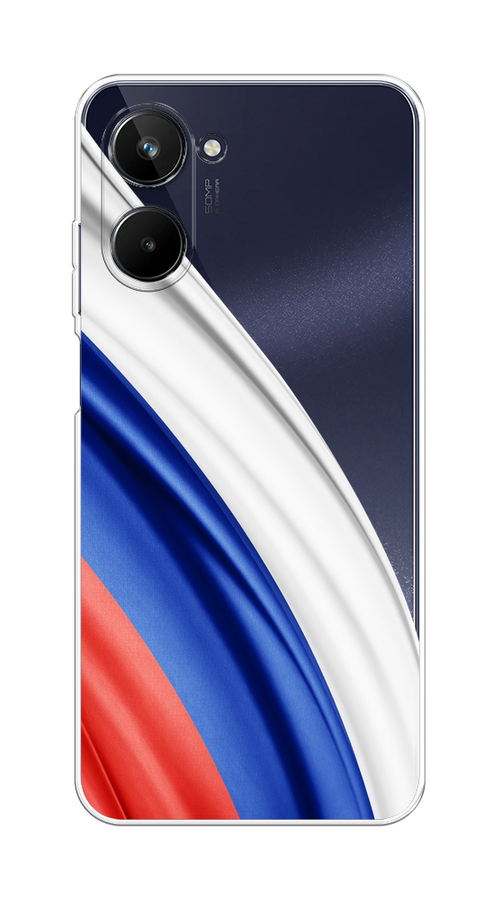 

Чехол на Realme 10 4G "Флаг России уголок", Белый;синий;красный;прозрачный, 2512150-1
