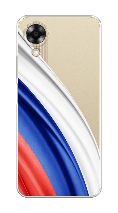

Чехол на Oppo A17K "Флаг России уголок", Белый;синий;красный;прозрачный, 2512850-1