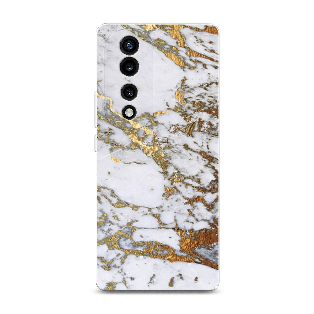 

Силиконовый чехол "Белый мрамор" на Honor 70 Pro, 6108350-3