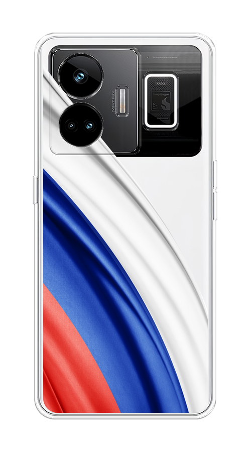 

Чехол на Realme GT Neo 5 5G/Realme GT3 "Флаг России уголок", Белый;синий;красный;прозрачный, 2513750-1