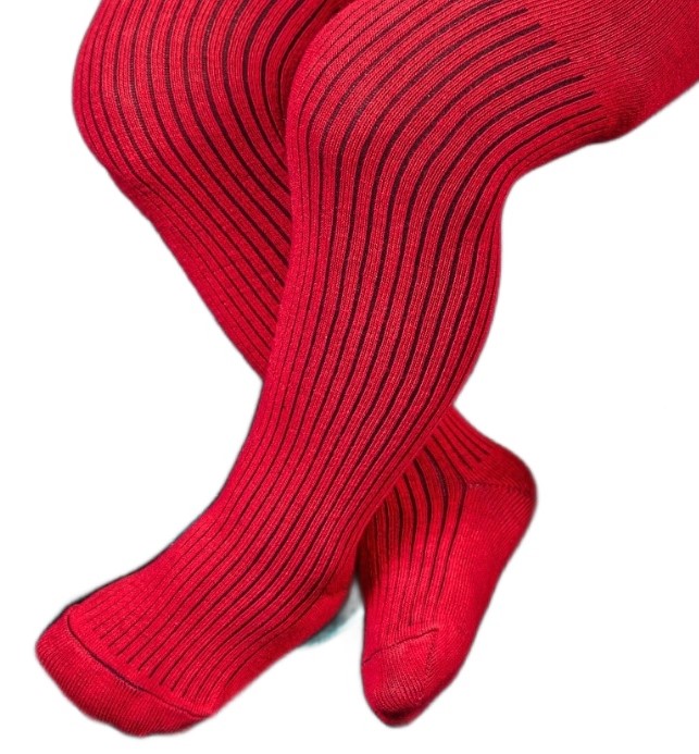 Колготки детские LerNa PM-07, Красный, 110-116