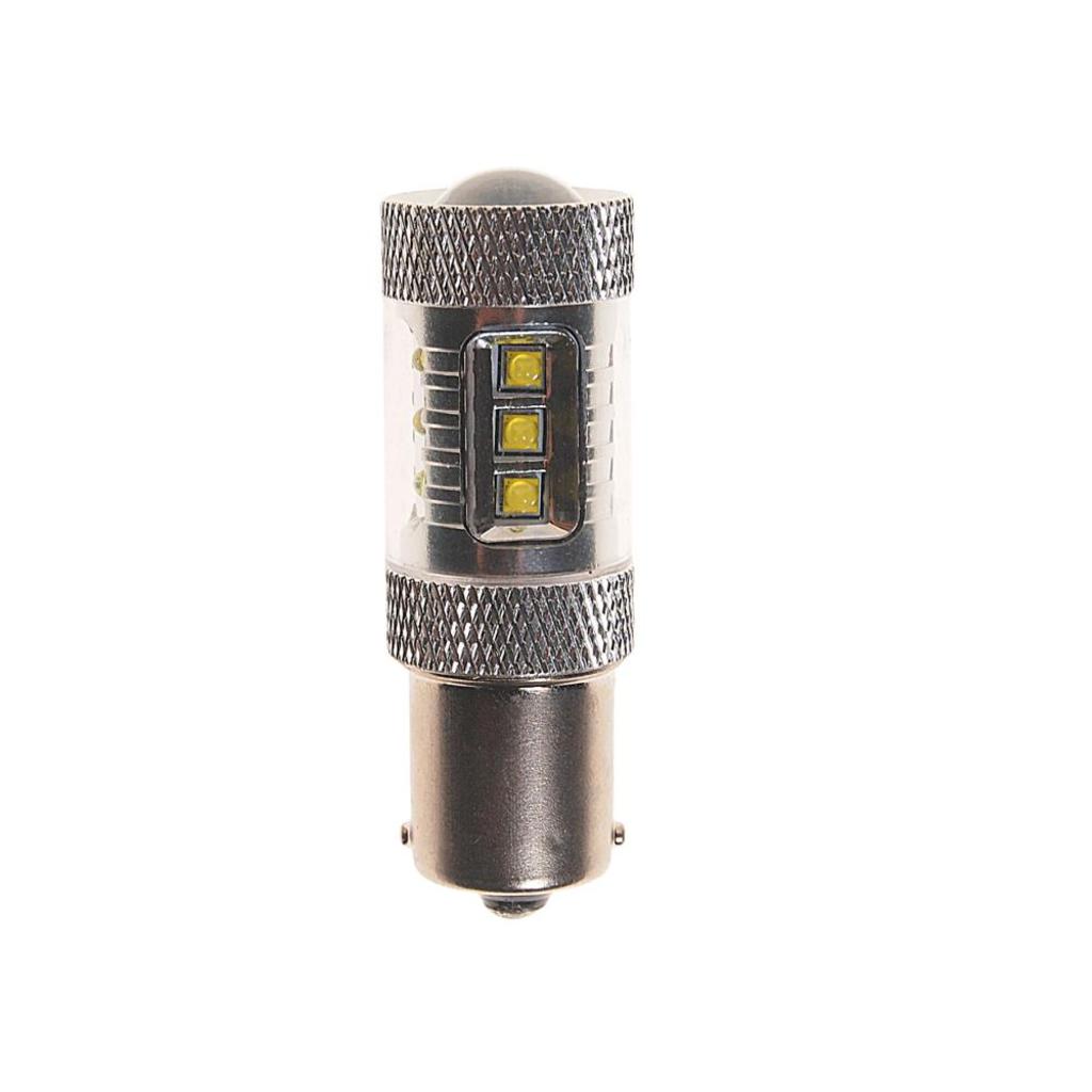 

Лампа светодиодная 12V P21W BA15s 6000K 16 светодиодов MEGAPOWER 56274W, 56274W
