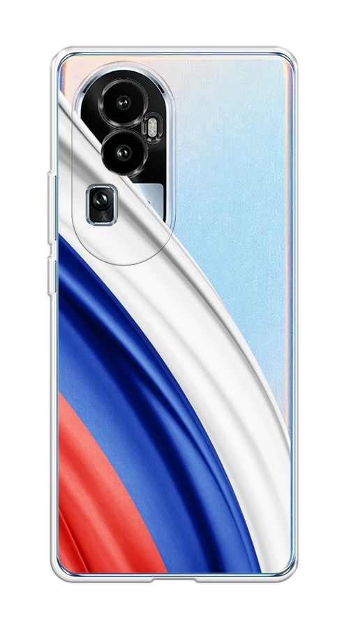 

Чехол на Oppo Reno 10 Pro Plus "Флаг России уголок", Белый;синий;красный;прозрачный, 2514550-1