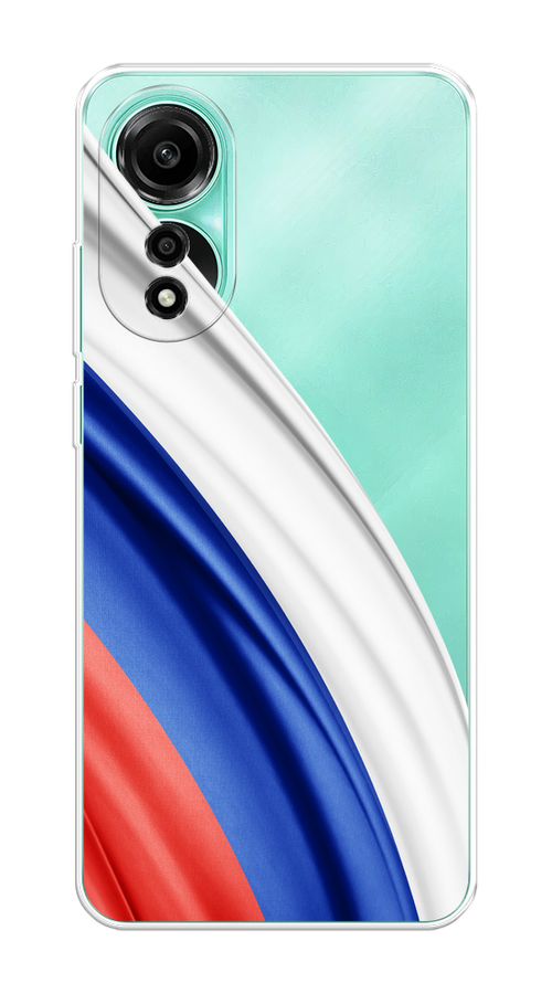 

Чехол на Oppo A78 4G "Флаг России уголок", Белый;синий;красный;прозрачный, 2514750-1