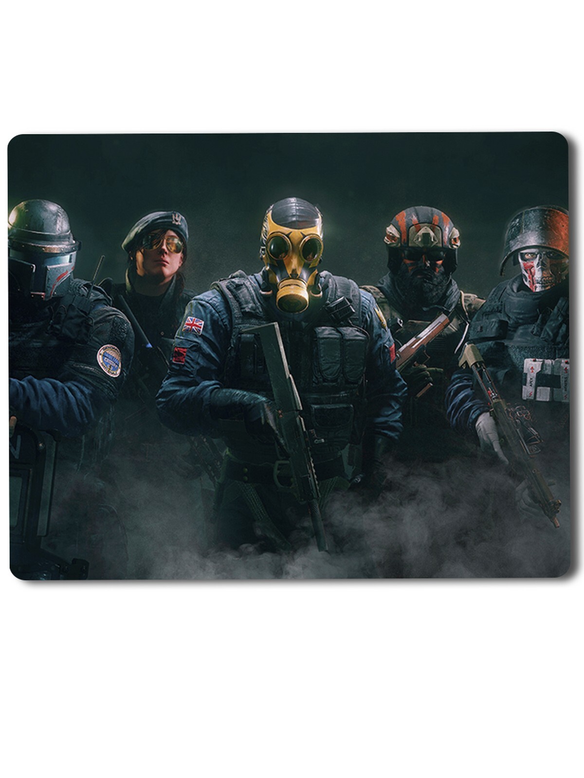 

Геймерский коврик Rainbow 6 Seige -1, Rainbow 6 Seige (раибоу сикс синдж, том кленсис, tom clansys, шутер, киберспорт, кс го)-1