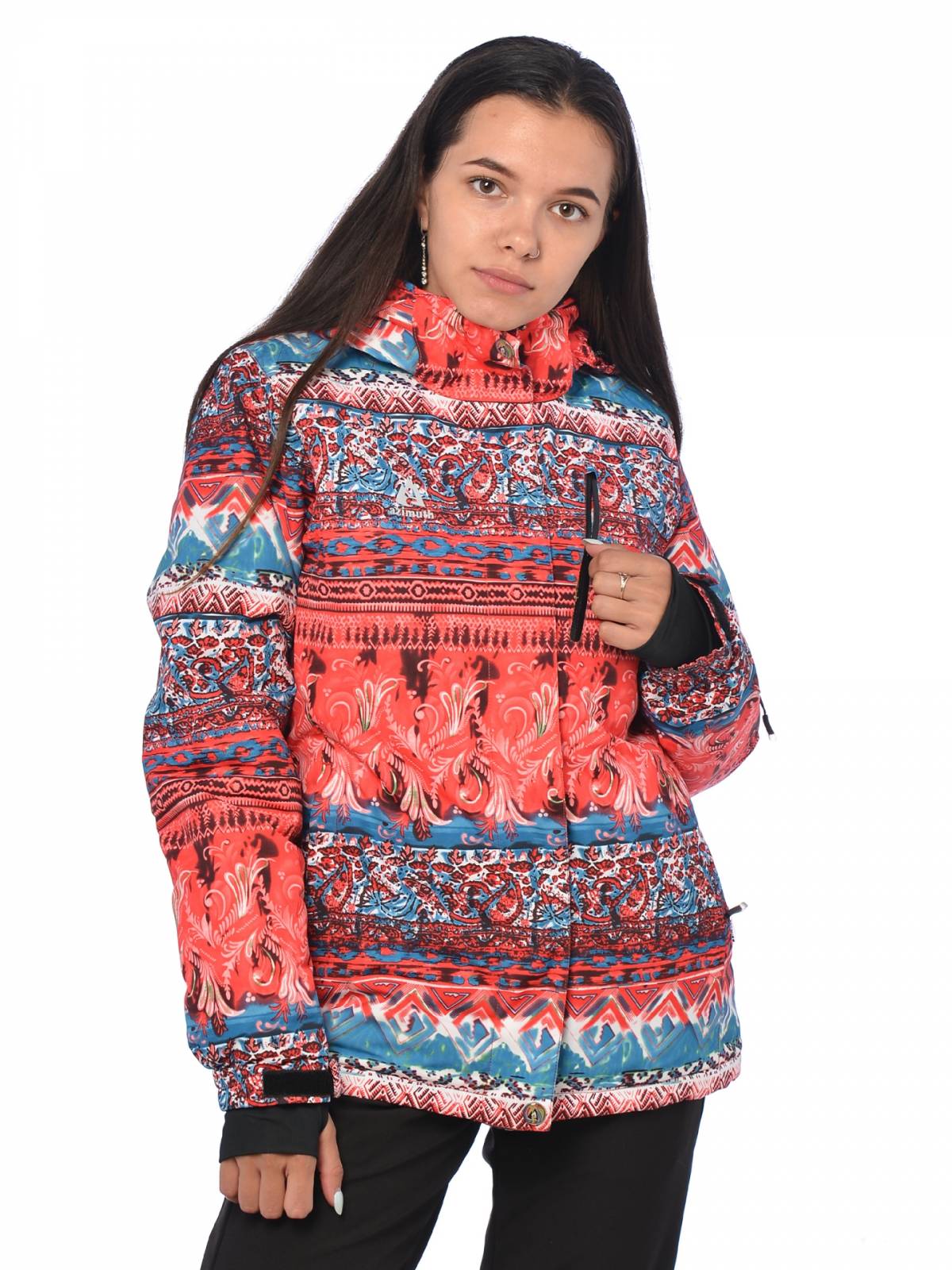 Горнолыжная куртка женская AZIMUTH 15504 размер 42, красный