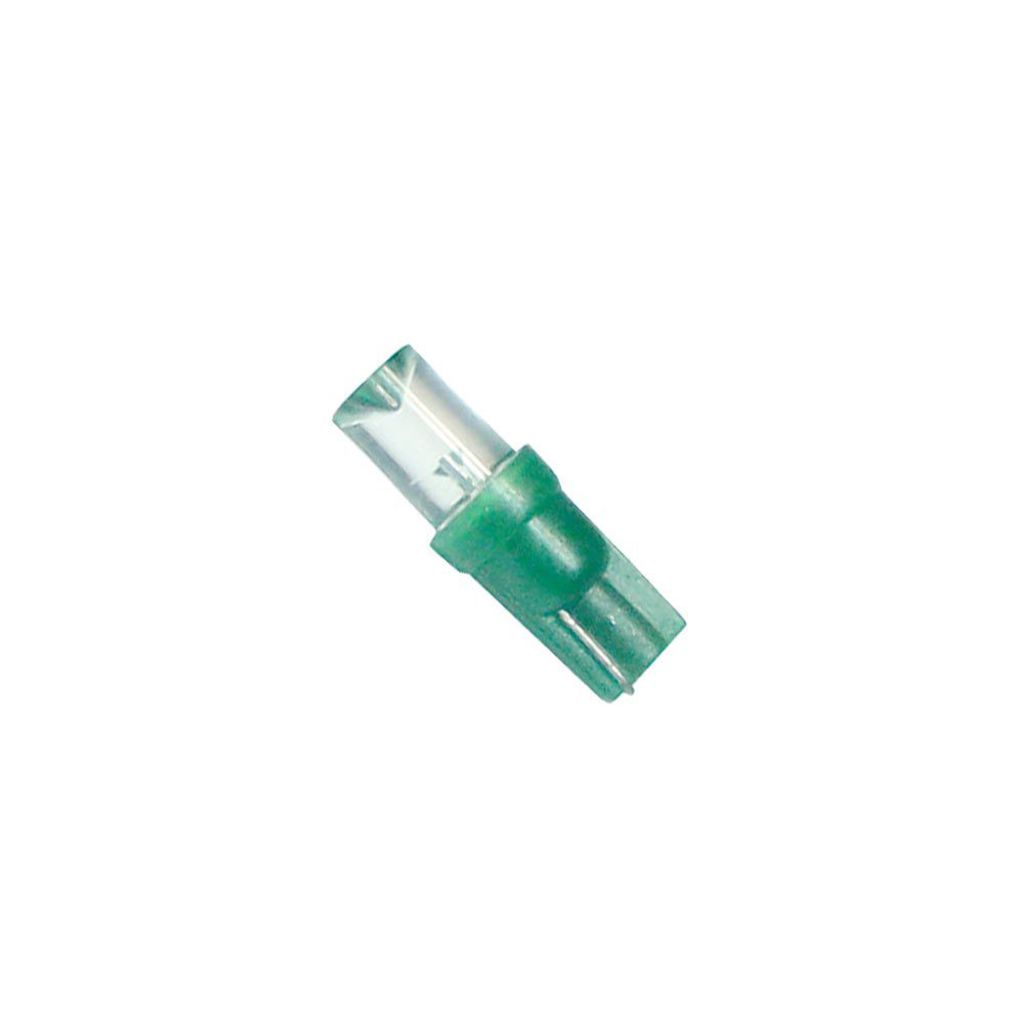 

Лампа светодиодная 12V W1.2W Bax8.5d Cone Green MEGAPOWER 30413G, 30413G