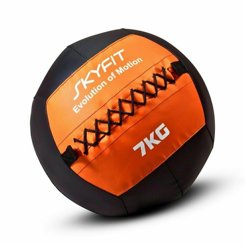 фото Тренировочный мяч мягкий wall ball skyfit, 7кг