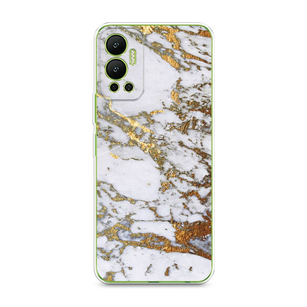 

Чехол Awog на Infinix Hot 12 "Белый мрамор", 3101350-3