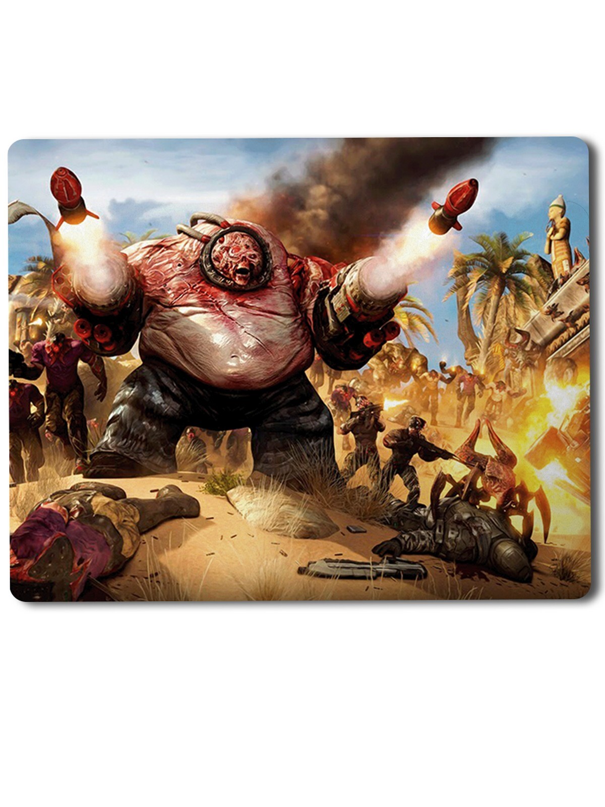 

Геймерский коврик Serious Sam -3, Serious Sam (сериос сэм, серьезный сэм, персонаж, демоны, монстры, охотник, трэш) -3