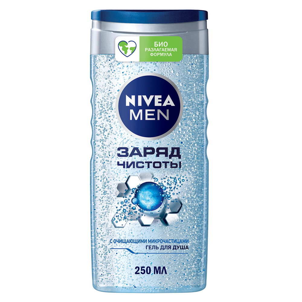 фото Гель для душа nivea заряд чистоты 250 мл