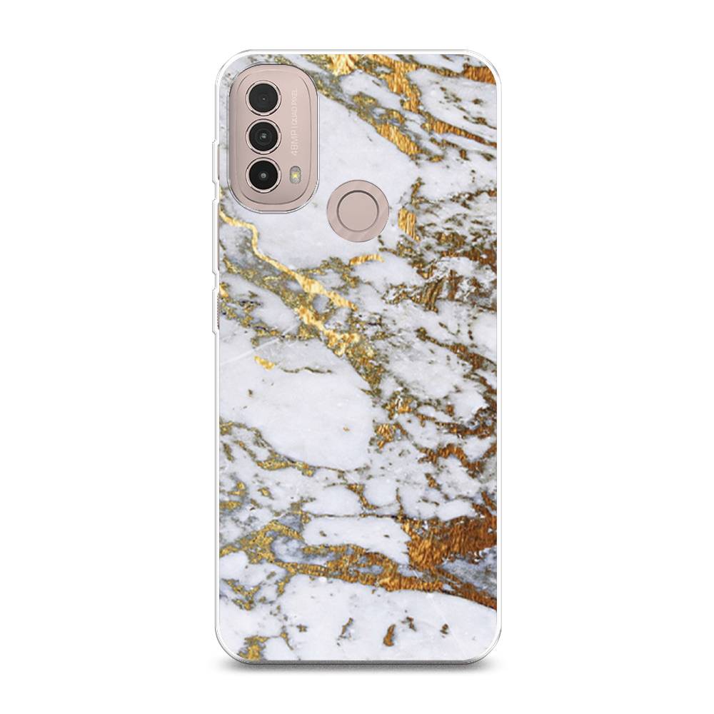 

Чехол Awog на Lenovo K14 Plus/Motorola Moto E20/E30/E40 "Белый мрамор", 243650-3