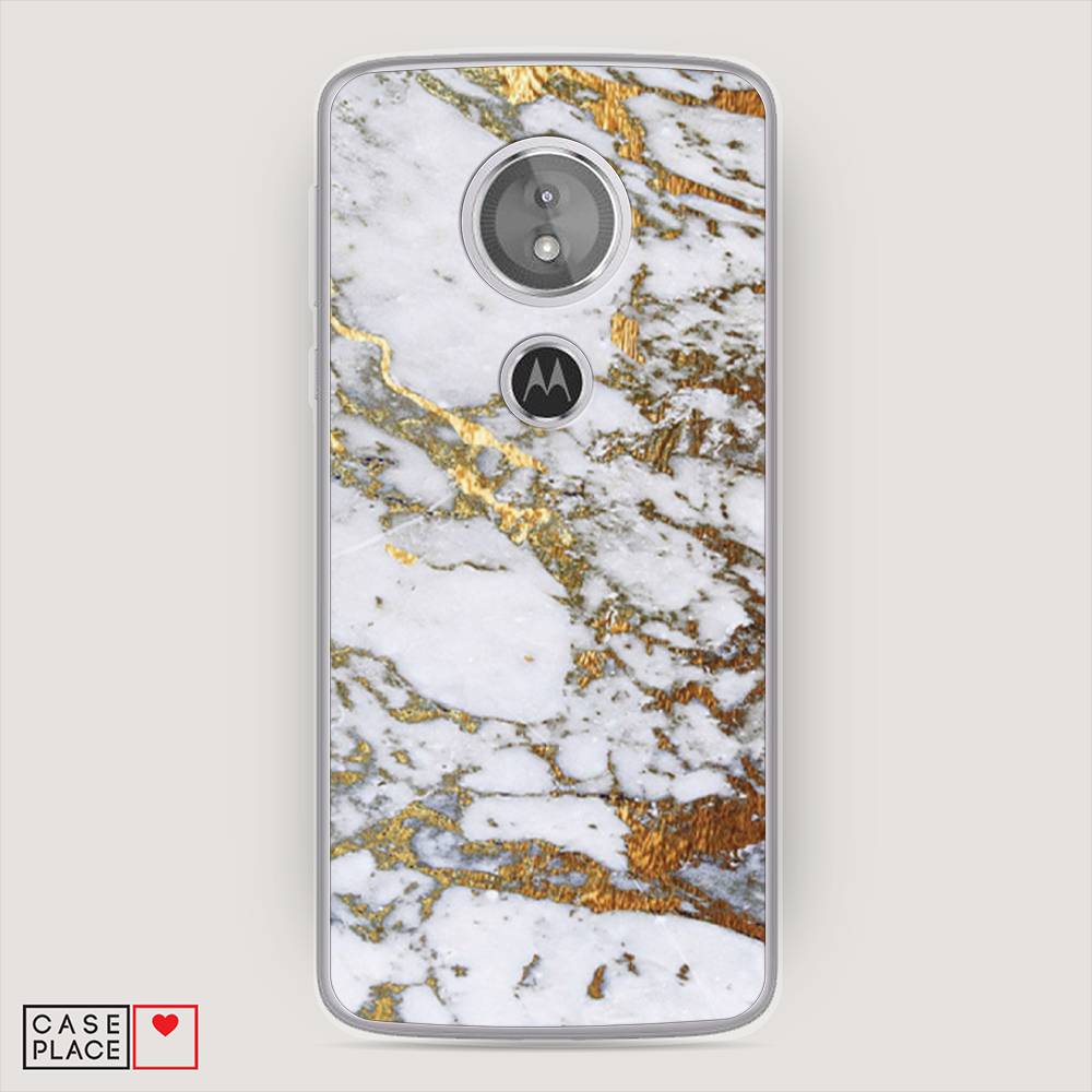 

Чехол Awog на Motorola Moto E5 / Моторола Мото E5 "Белый мрамор", 241050-3