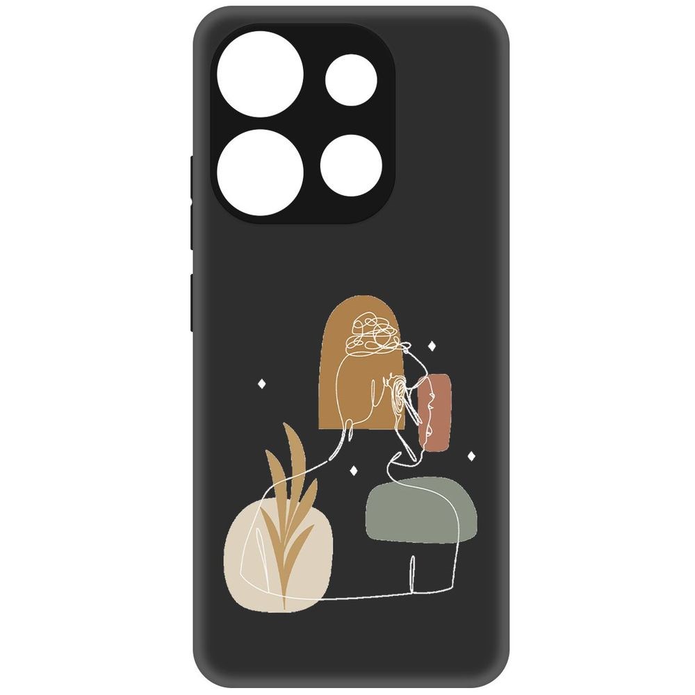 

Чехол-накладка Софт Таинственность для Infinix Smart 7