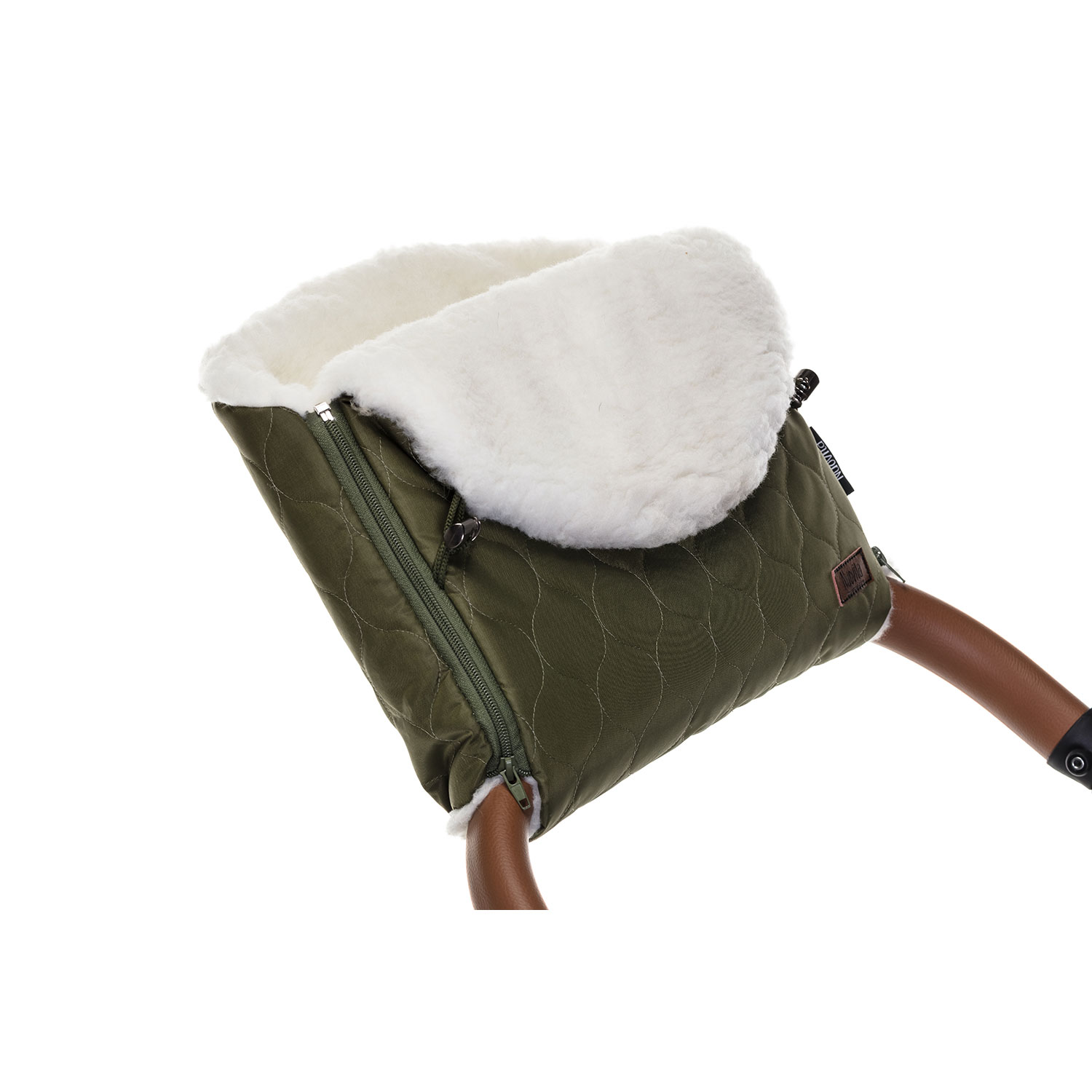 Муфта меховая для коляски Nuovita Polare Bianco хаки чехол на рюкзак 60 л хаки