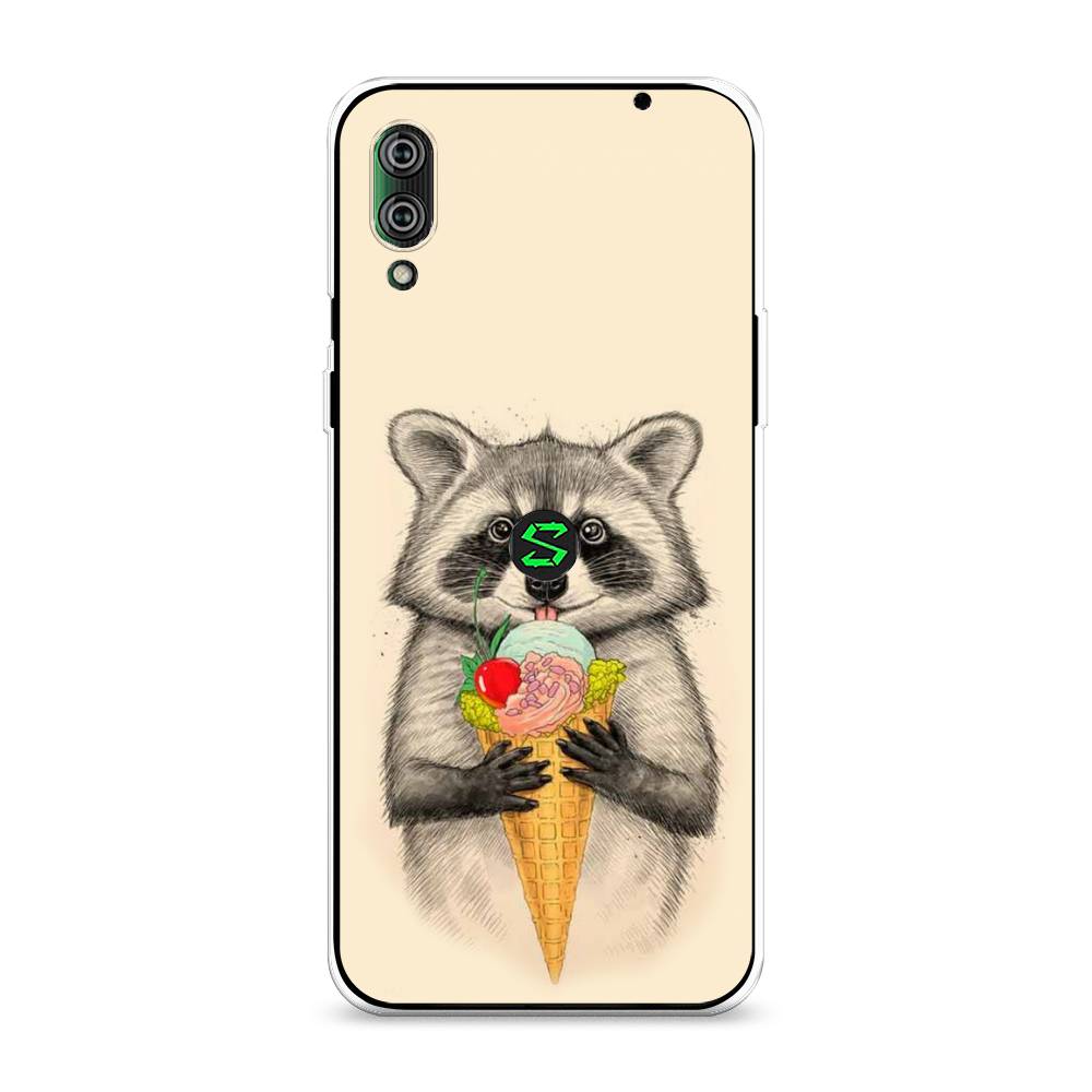 

Чехол Awog на Xiaomi Black Shark 2/2 Pro "Енот с мороженым", Разноцветный, 36450-10