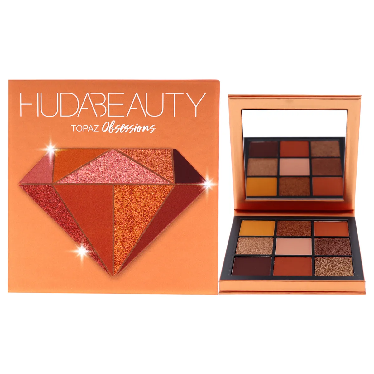 

Мини-Палетка теней HudaBeauty Topaz Obsessions Palette 9 оттенков