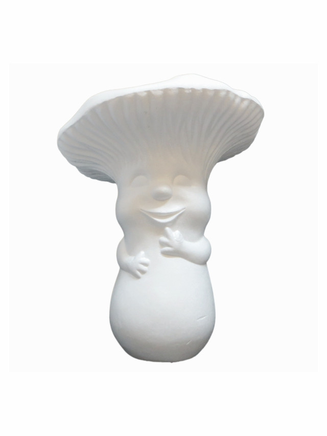 фото Фигура садовая своими руками из пенопласта гриб «лисичка» h=32 см туендатская сувенирная мастерская