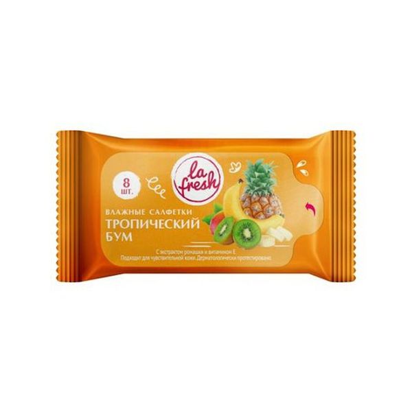 

Салфетки влажные La Fresh молодежные 8 шт, Разноцветный