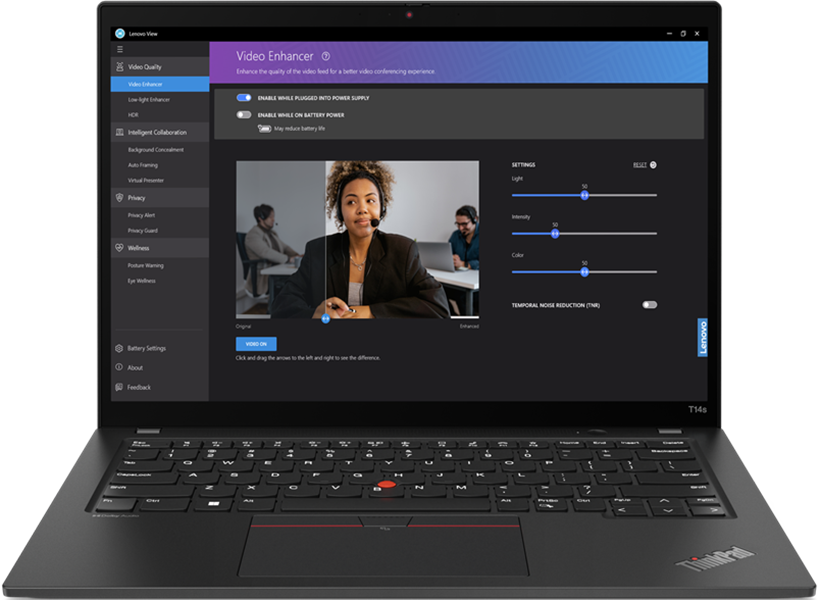 

Ноутбук Lenovo ThinkPad T14s Gen 4 черный (21F6A004CD), ThinkPad T14s Gen 4