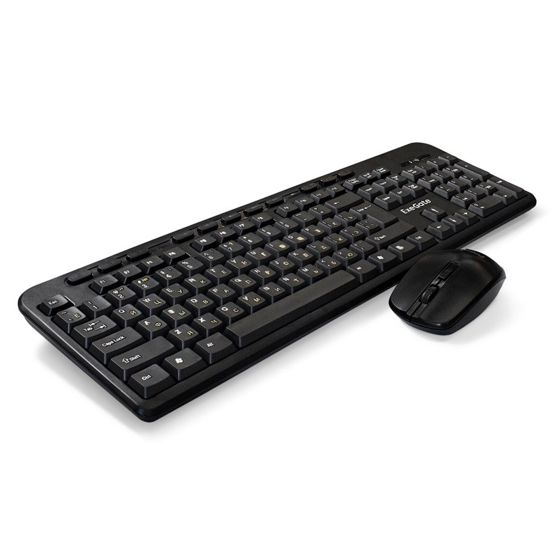 Комплект клавиатура и мышь ExeGate EX286220RUS Черная (EX286220RUS)